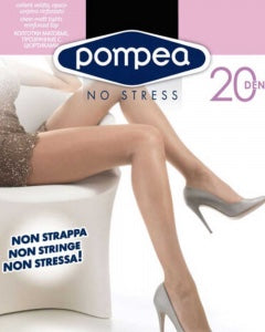 Pompea Confezione Da 6 Pezzi Collant Velato 20 Den Ultra Resistente