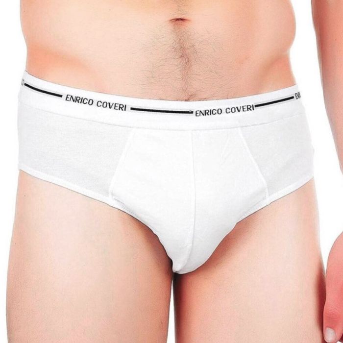 Enrico Coveri Pack da 3 Slip Colore Bianco
