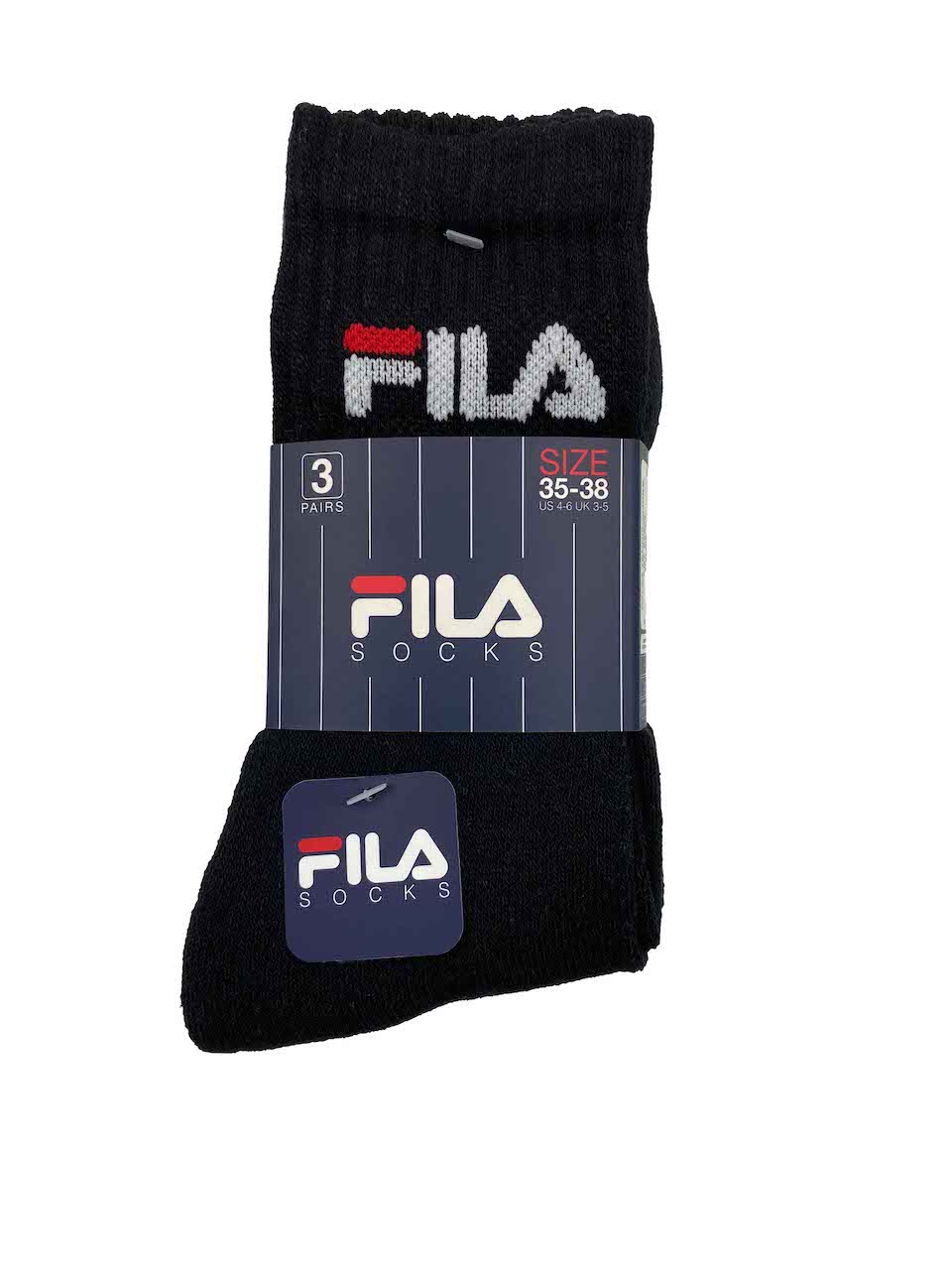Calzini di spugna corti unisex Fila F9505 3PZ
