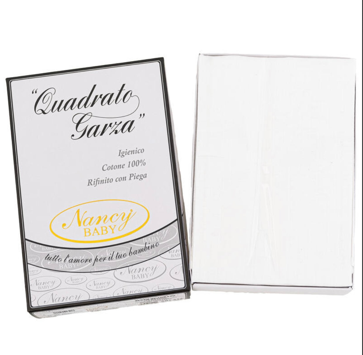 QUADRATO GARZA CON PIEGA 6 PZ IN SCATOLA