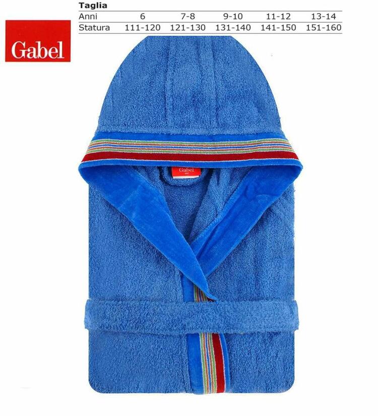 Accappatoio da bambini con cappuccio Junior Gabel PONGO