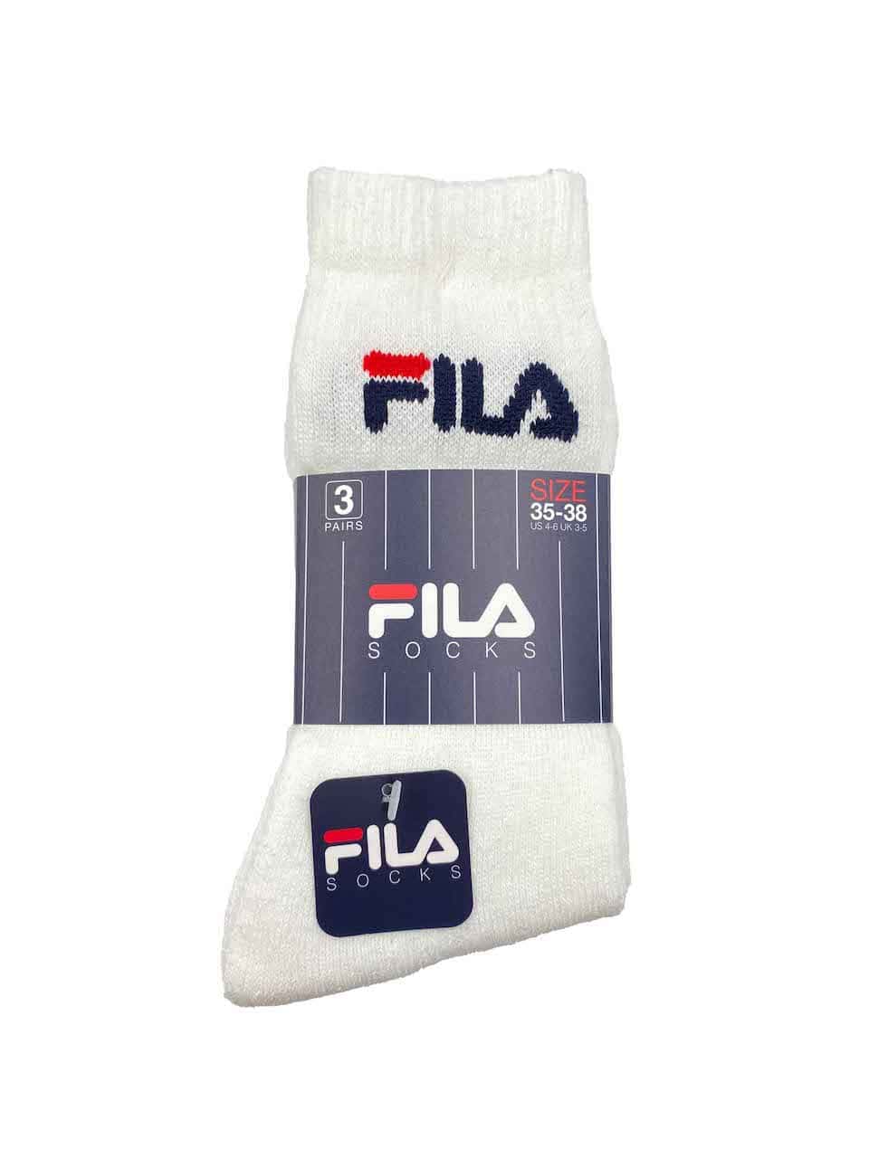 Calzini di spugna corti unisex Fila F9505 3PZ