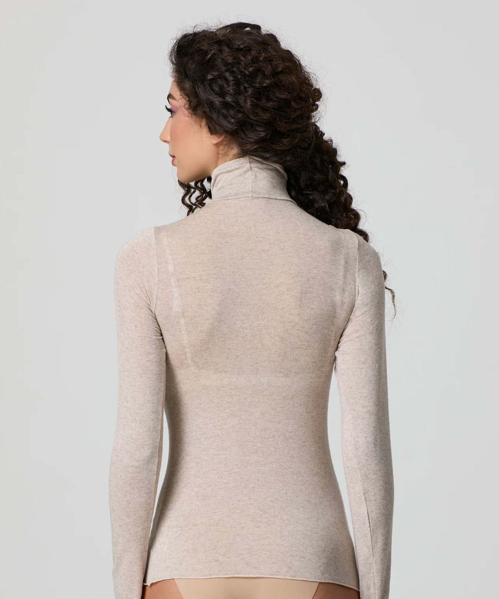 Dolcevita a manica lunga in Cashmere