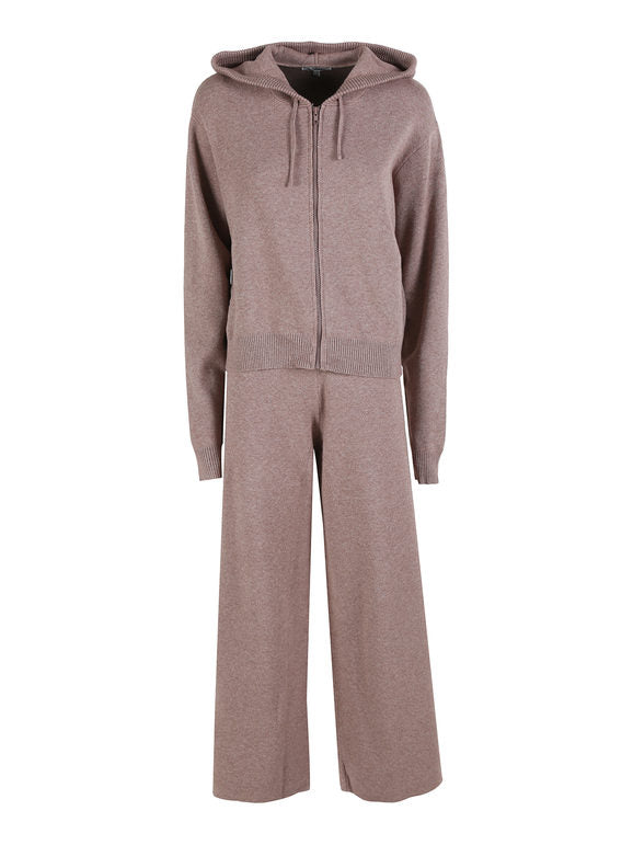 LORMAR Completo Tuta da donna in maglia con cappuccio e zip