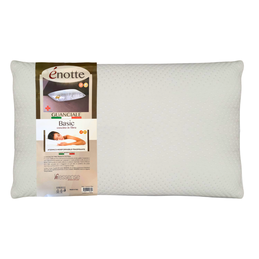 Guanciale Basic In Fibra Atermico - Indeformabile - Traspirante
