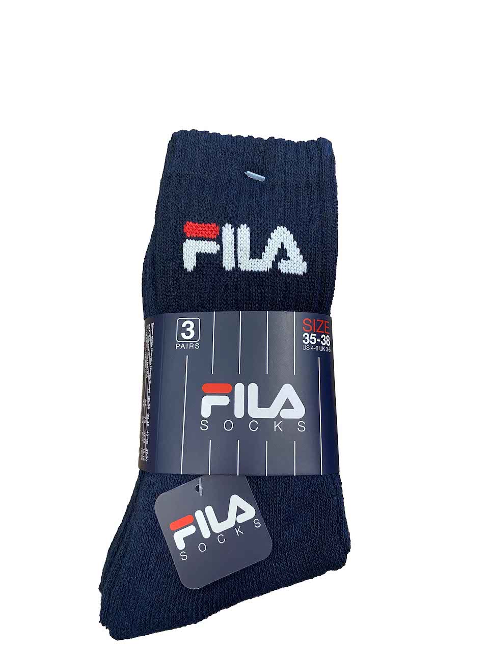 Calzini di spugna corti unisex Fila F9505 3PZ