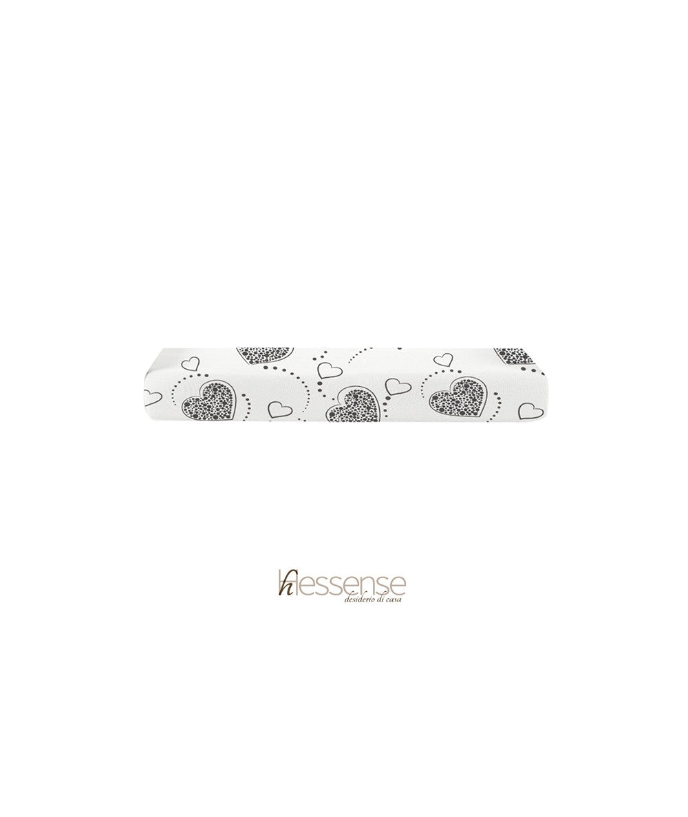 Copricuscino intero 3 posti Brio Hessense Cuori