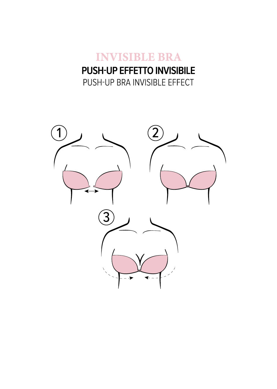 Coppe adesive effetto Push-up