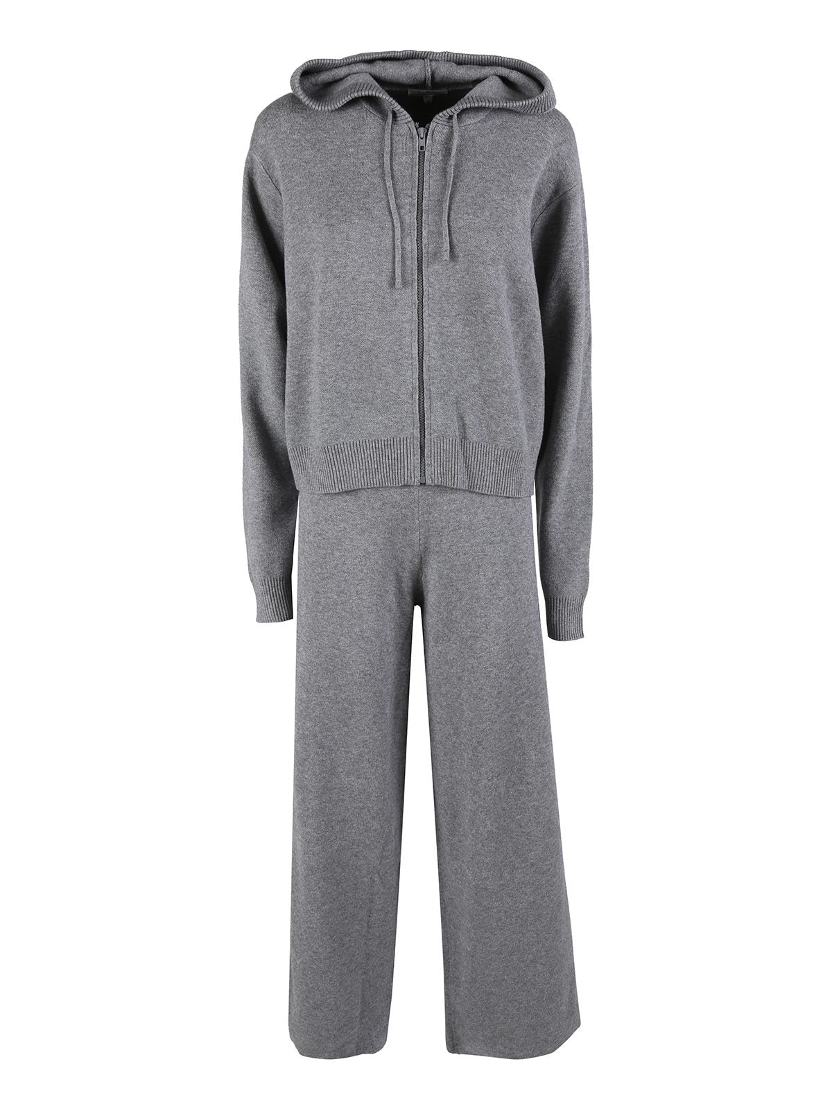 LORMAR Completo Tuta da donna in maglia con cappuccio e zip